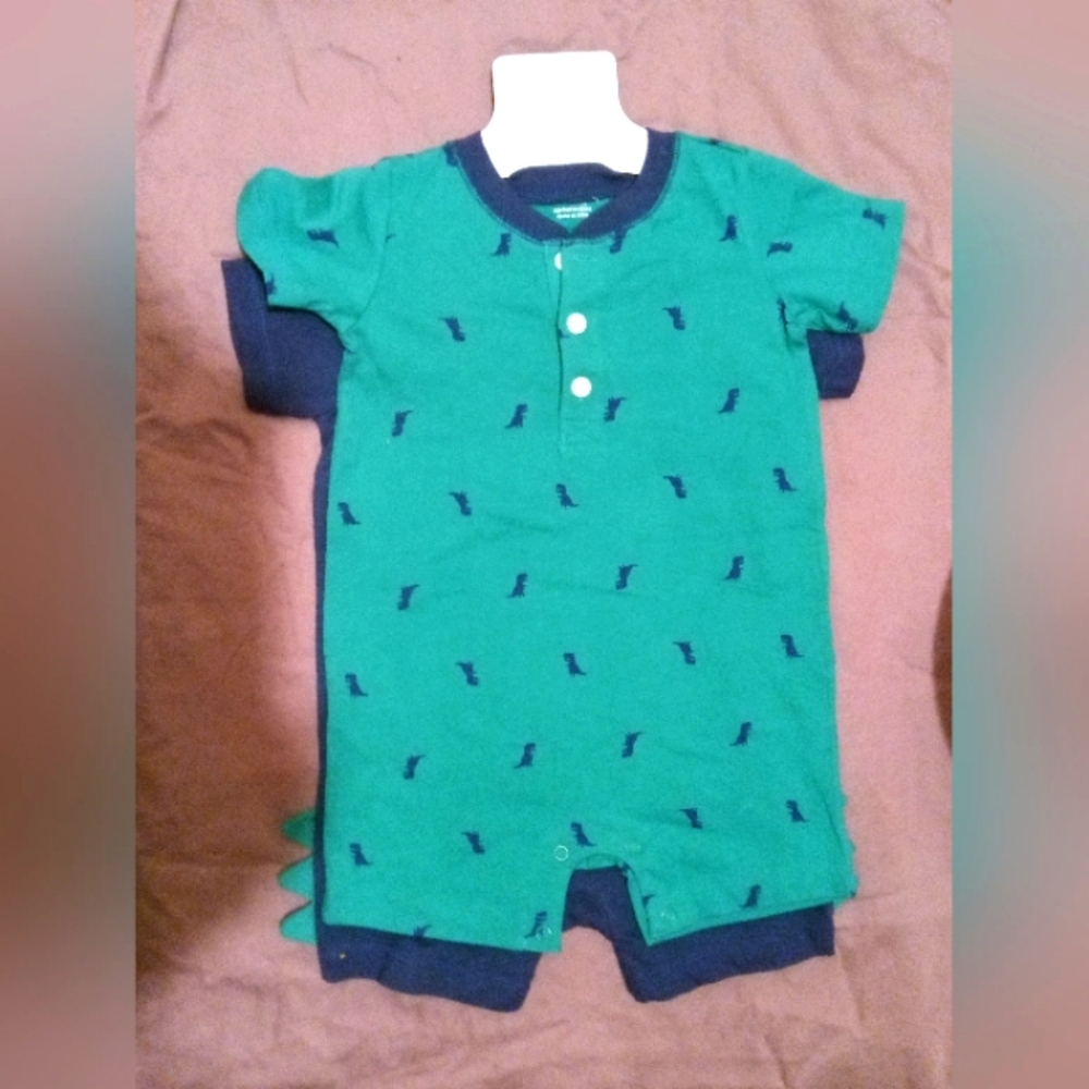 Carter's Dinosaur baby boy Romper